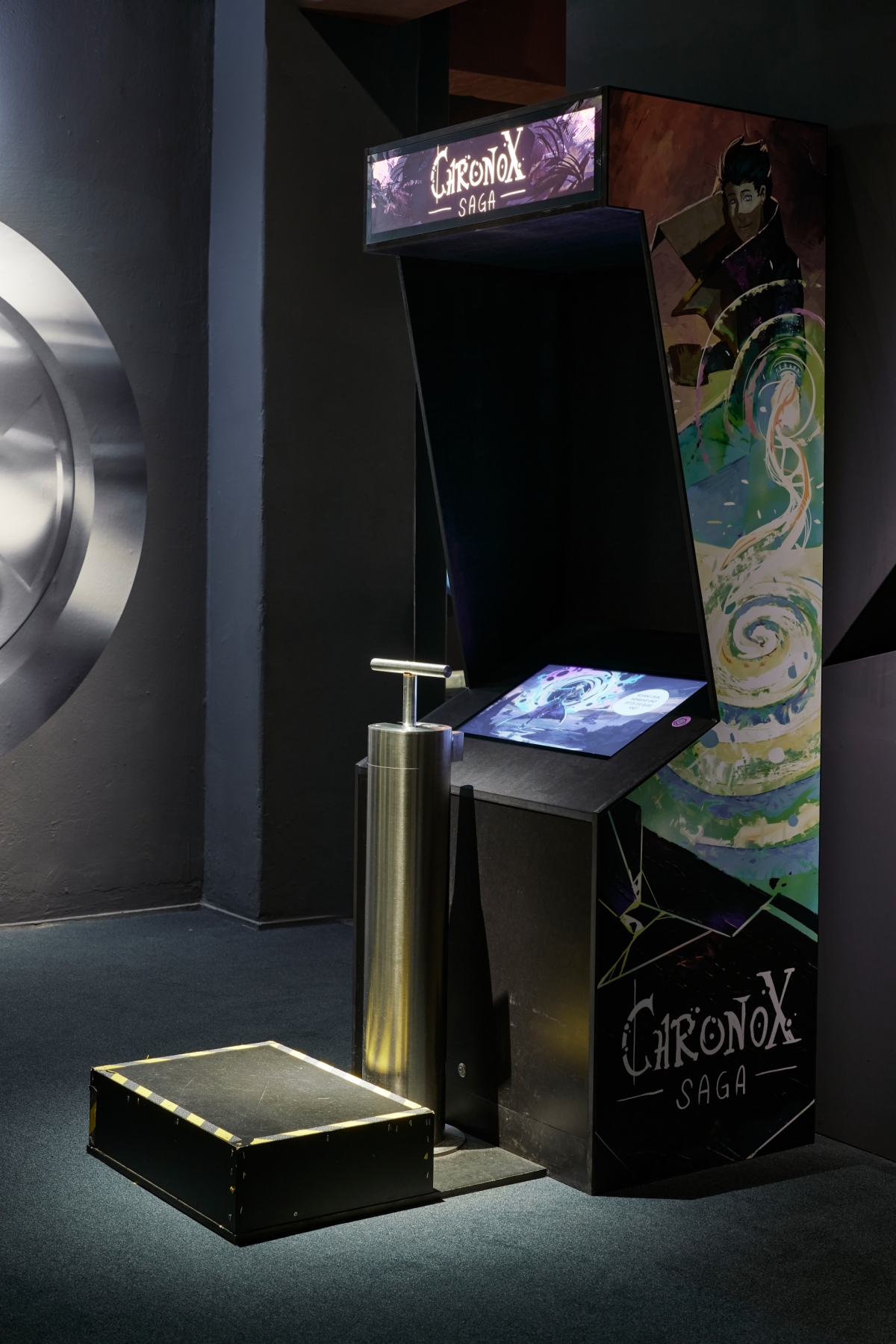 Terminals in der Ausstellung